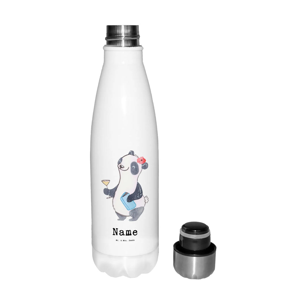 Personalised insulated bottle panda Best seatmate in the world for, thank you, gift, giving, birthday, birthday present, gift idea, souvenir, make you happy, gift tip, Seat neighbor, world&#39;s best seat neighbor, chair neighbor, school, college, fellow student, neighbor, best seat neighbor in the world, seminar, university, table neighbor, classmate