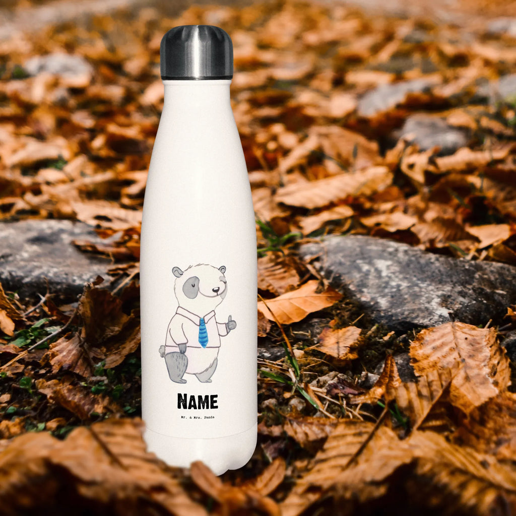 Personalised insulated bottle panda Best neighbor in the world for, thank you, gift, giving, birthday, birthday present, gift idea, souvenir, make you happy, gift tip, Neighborhood, Adjacent, Resident, Friendship, Thank You, Neighbor, Friend, Neighbors