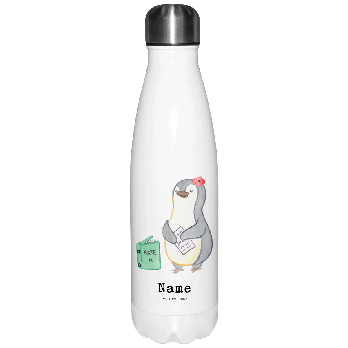 Personalised insulated bottle Business Development Manager Heart gift, gift idea, best, farewell gift, passing exam, anniversary, retirement, promotion, job start, sayings, funny, profession