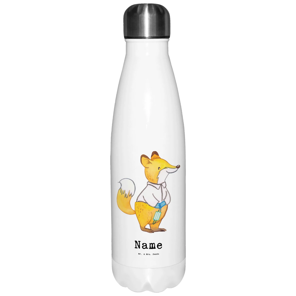 Spersonalizowana butelka termiczna ginekolog serce Zawód, Wykształcenie, Jubileusz, Pożegnanie, Emerytura, Kolega, Koleżanka, Prezent, Dawać, Pracownik, Współpracownik, Firma, Dziękuję, Dziękuję bardzo