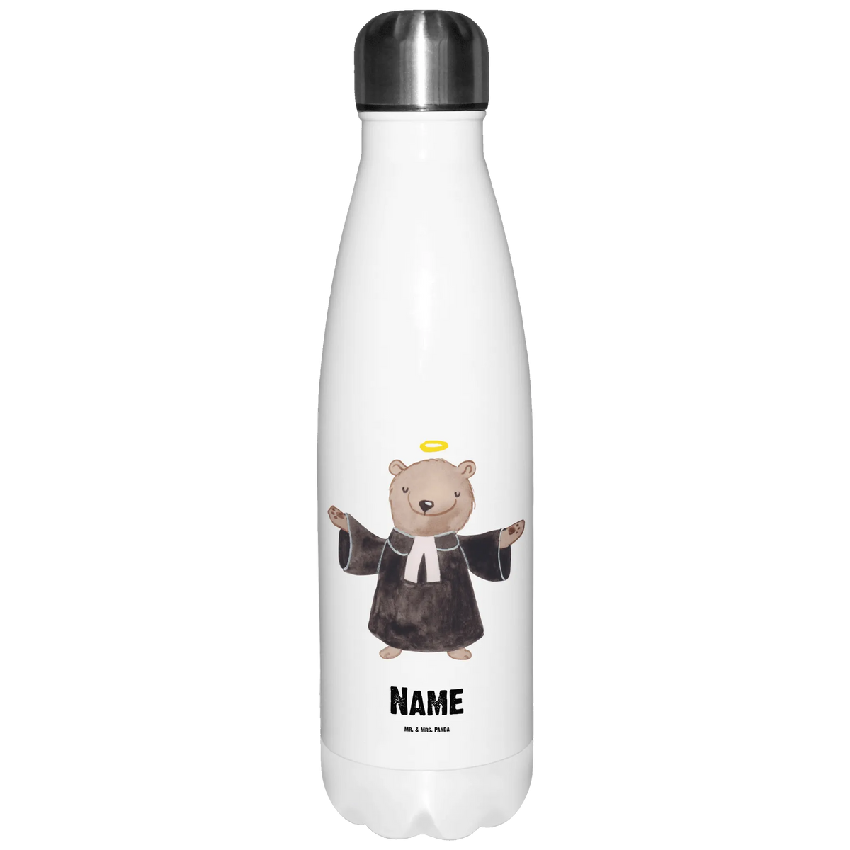 Personalisierte Thermosflasche Pastor Herz Sportflasche personalisiert, Personalisierte Wasserflasche, Thermoflasche Personalisiert, Personalisierte Thermosflasche, Thermosflasche personalisiert, Personalisierte Sportflasche, Personalisierte Trinkflasche, Personalisierte Thermoskanne, Personalisierte Trinkflasche Edelstahl, Trinkflasche personalisiert, Trinkflasche personalisiert Edelstahl, Personalisierte Edelstahlflasche, Getränkeflasche Personalisiert, Isolierflasche personalisiert, Wasserflasche personalisiert, Geschenk, Schenken, Jubiläum, Danke, Dankeschön, Beruf, Ausbildung, Abschied, Rente, Kollege, Kollegin, Arbeitskollege, Mitarbeiter, Firma, Prediger<br />Priester, Pastor, Theologe, Kirche, Diener Gottes<br />Geistlicher, Pfarrer
