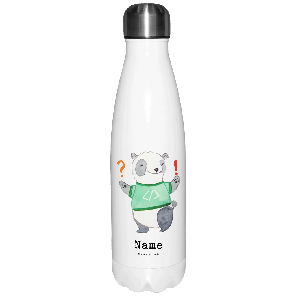 Personalised insulated bottle Programmer Heart gift, gift idea, best, farewell gift, passing exam, anniversary, retirement, promotion, job start, sayings, funny, profession