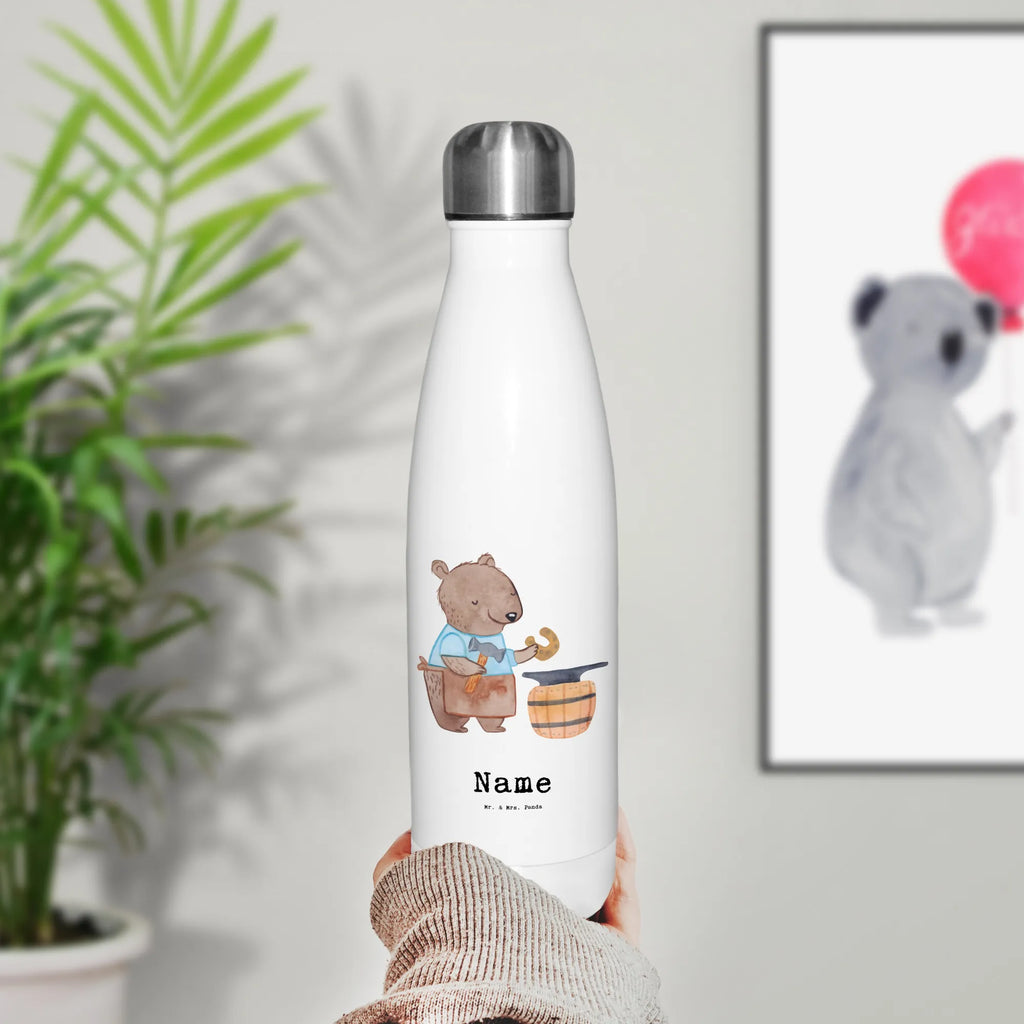 Personalised insulated bottle smith heart gift, gift idea, best, farewell gift, passing exam, anniversary, retirement, promotion, job start, sayings, funny, profession
