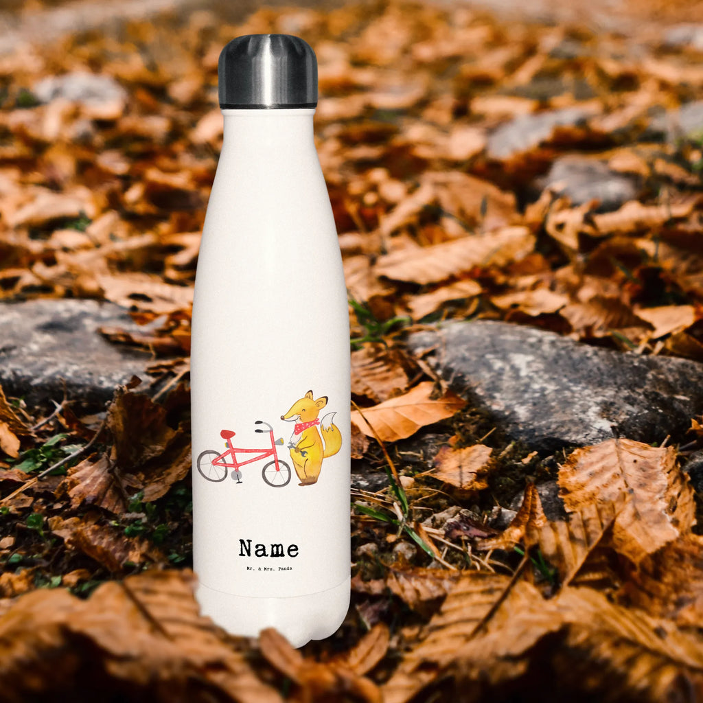 Personalised insulated bottle Two-wheeler mechanic Heart gift, gift idea, best, farewell gift, passing exam, anniversary, retirement, promotion, job start, sayings, funny, profession