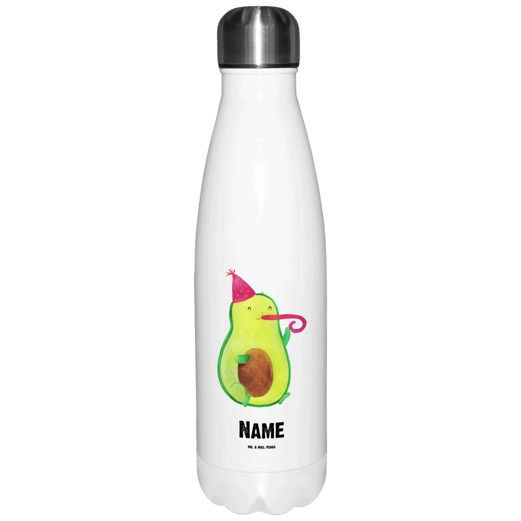 Personalised insulated bottle avocado Birthday avocado, vegetables