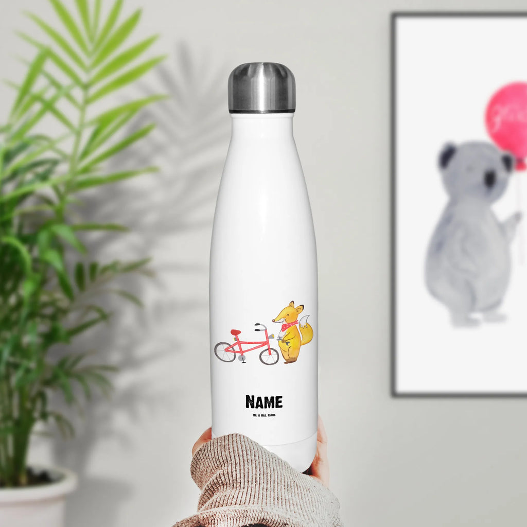 Personalised insulated bottle Two-Wheeler Mechatronics Technician Heart gift, gift idea, best, farewell gift, passing exam, anniversary, retirement, promotion, job start, sayings, funny, profession