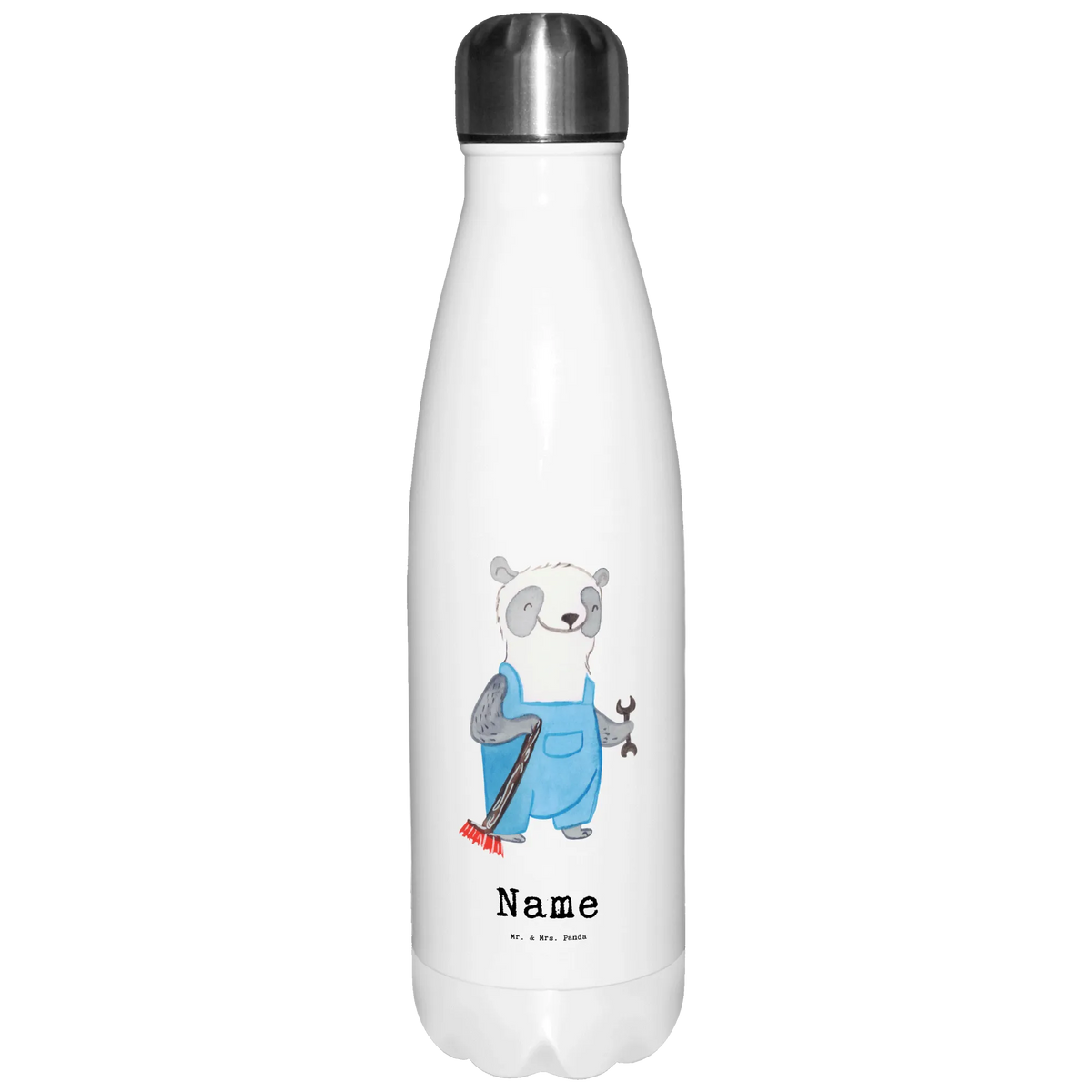 Personalised insulated bottle janitor heart gift, gift idea, best, farewell gift, passing exam, anniversary, retirement, promotion, job start, sayings, funny, profession