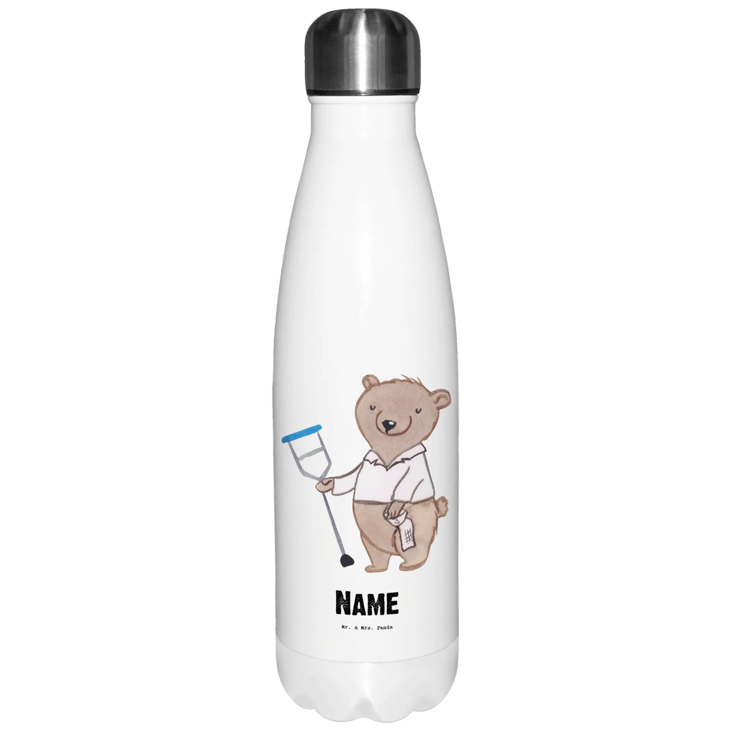 Personalised insulated bottle Orthopedist Heart gift, gift idea, best, farewell gift, passing exam, anniversary, retirement, promotion, job start, sayings, funny, profession