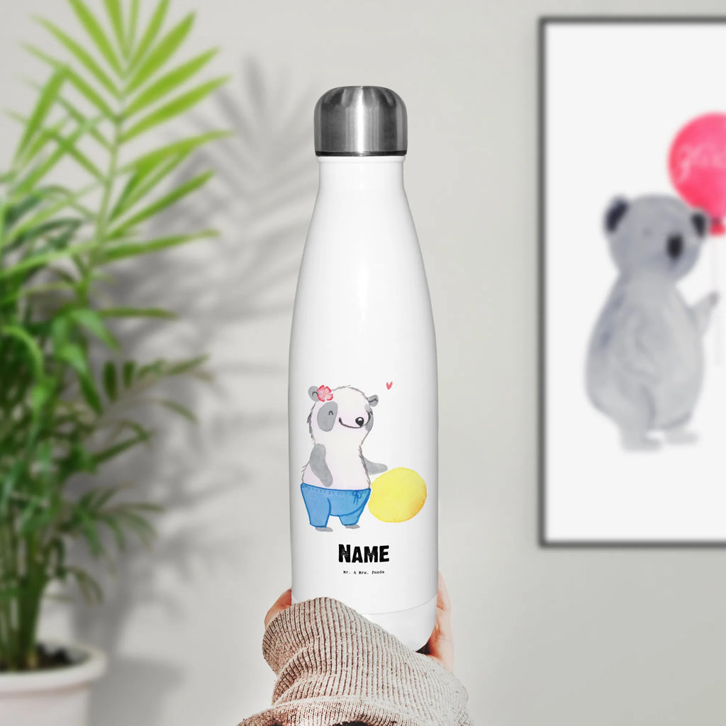 Personalised insulated bottle Female Physiotherapist Heart gift, gift idea, best, farewell gift, passing exam, anniversary, retirement, promotion, job start, sayings, funny, profession