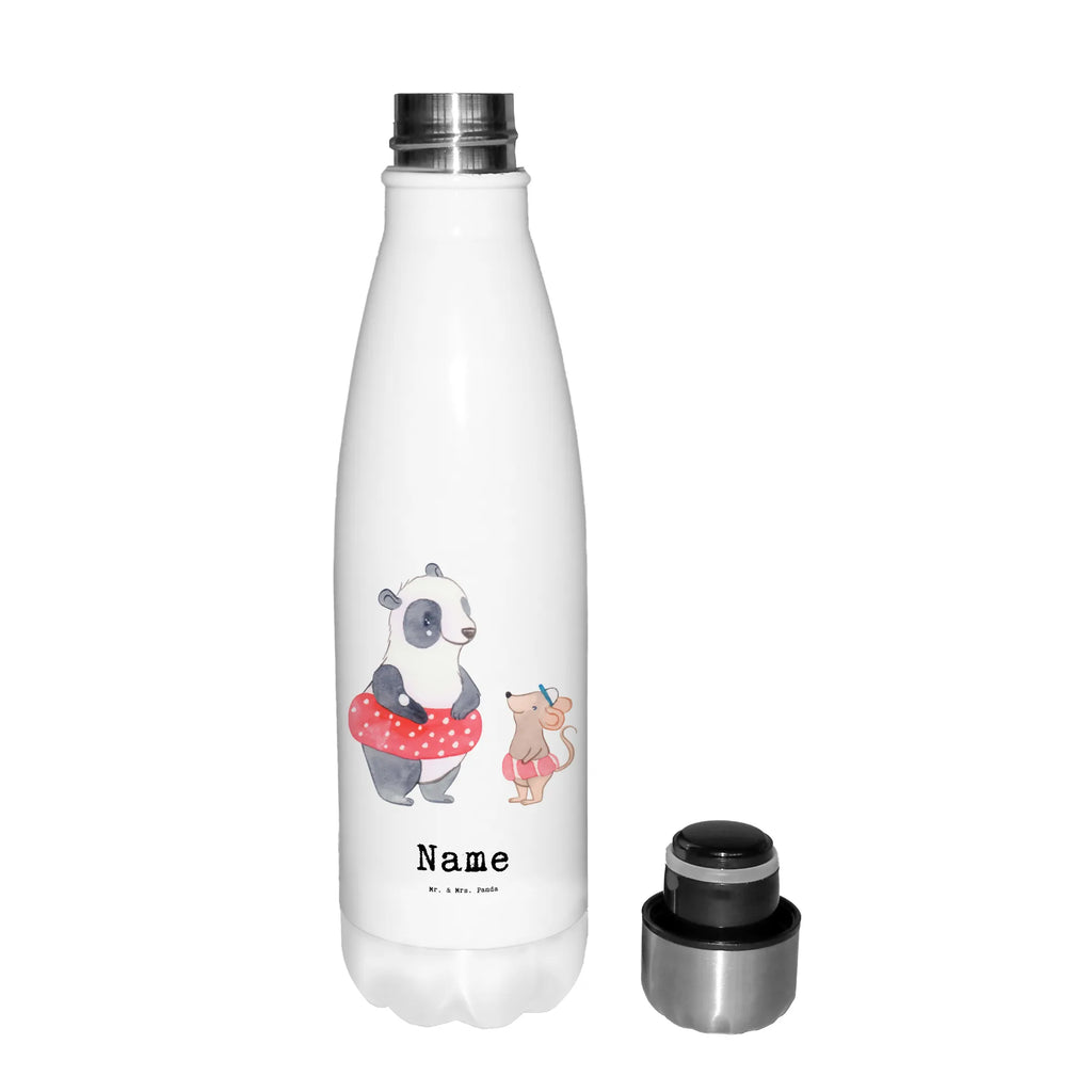Personalised insulated bottle otter To swim Gift, sport, hobby, giving, thank you, award, profit, athlete, Swimming, swimming lessons, water sports