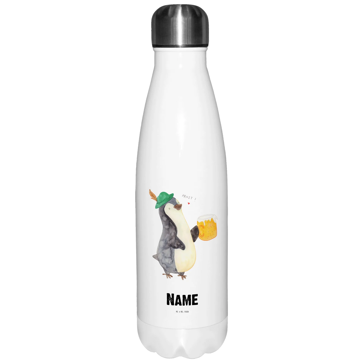 Personalised insulated bottle Penguin Beer North Pole, Penguins, penguins, beer