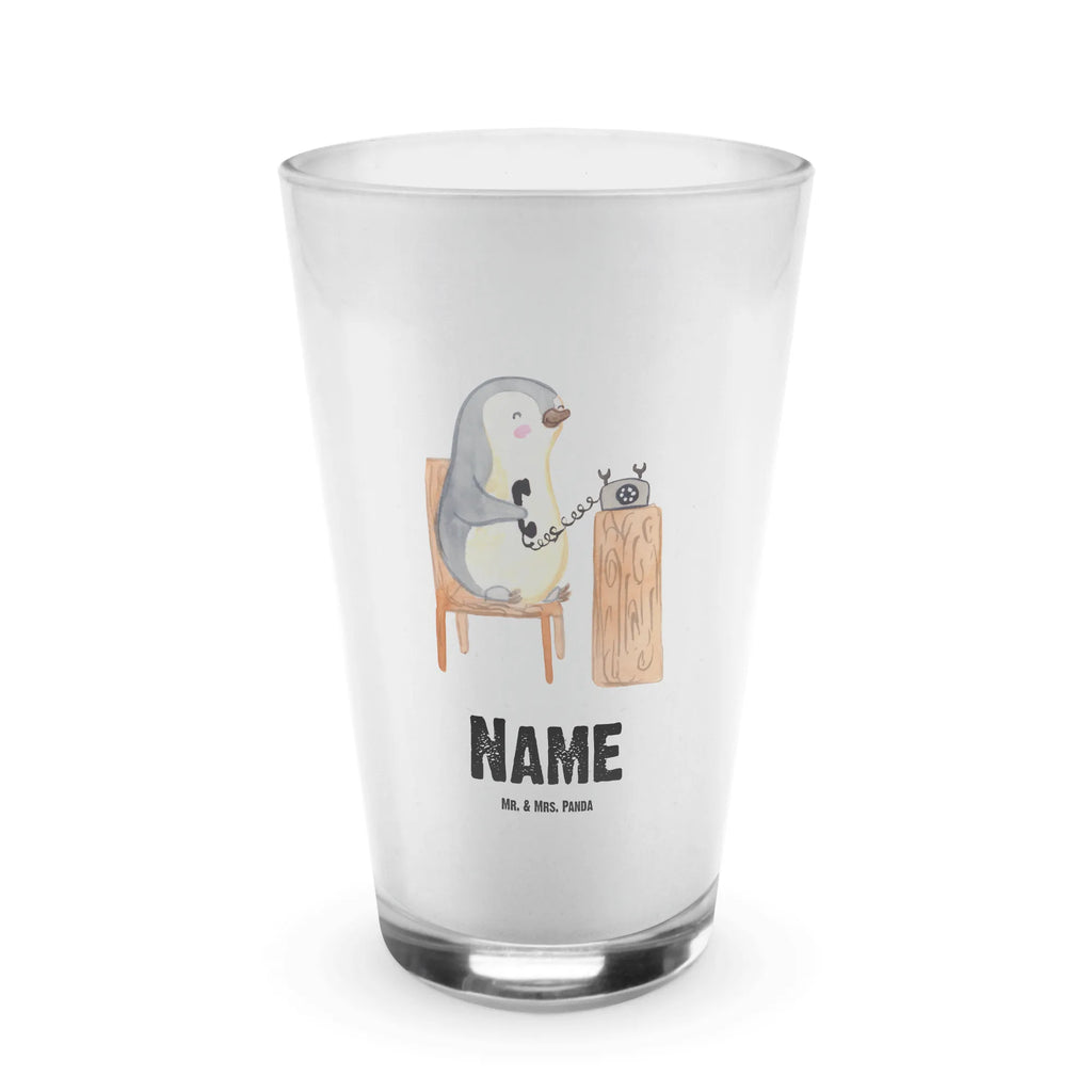 Personalised glass penguin Best blasphemous partner in the world for, thank you, gift, giving, birthday, birthday present, gift idea, souvenir, make you happy, gift tip, Lester partner, Blasphemer partner, lestern, fun, blaspheme, bff, friend, best friend, blasphemer sister