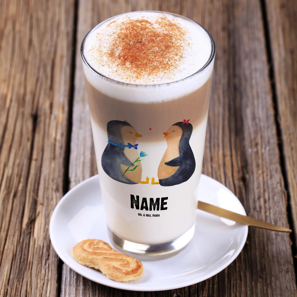 Personalised glass Penguin pair Penguin, North Pole, Winter, Penguins, penguins, love gift, penguin, anniversary, engagement, proof of love, lovers, wedding, great love, dream couple, wedding gift, wedding day, love