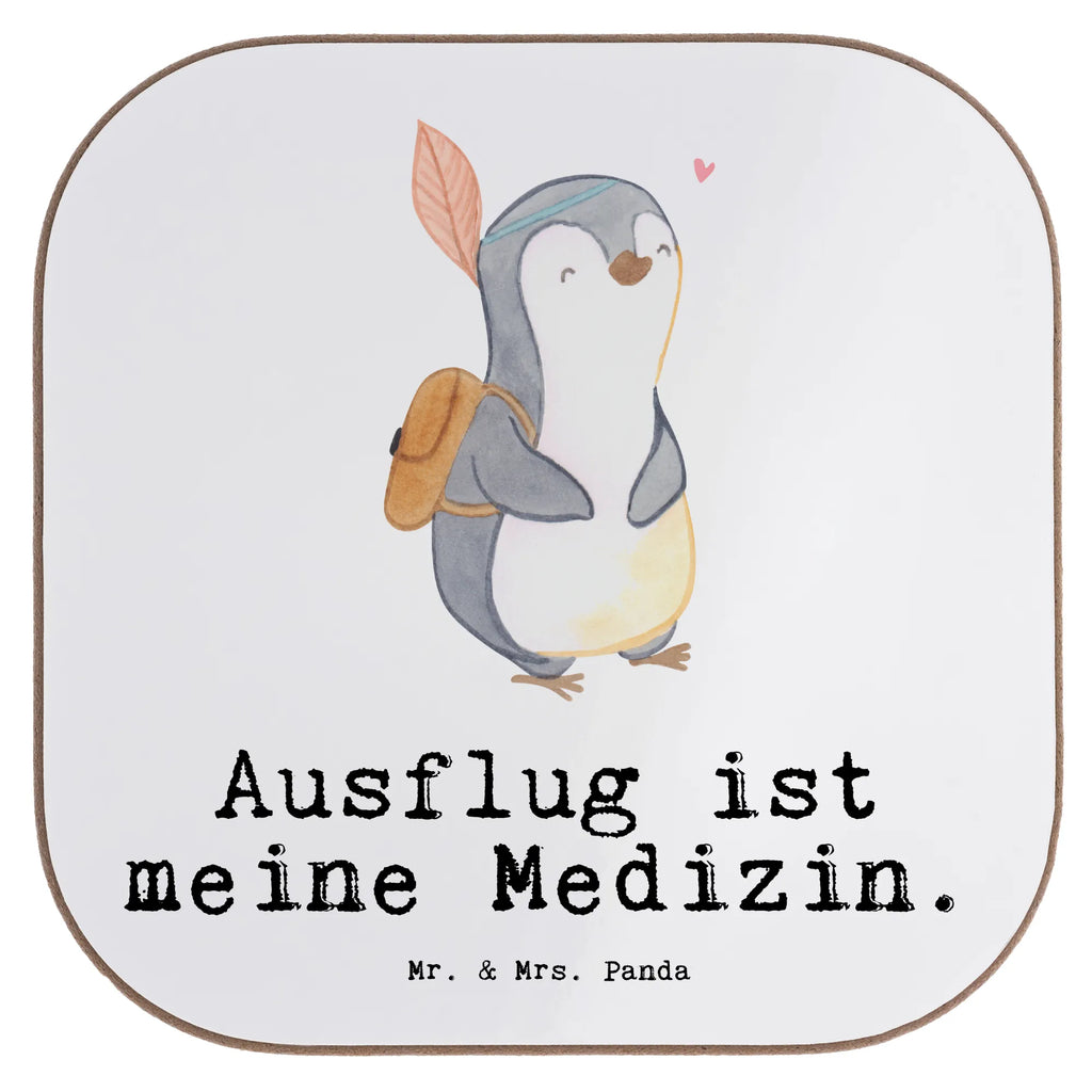 Square coaster penguin Side trip glass coasters, presents, gift, Coasters, gifts, breakfast, party, Gift, sport, hobby, giving, thank you, award, profit, athlete, trip, Make trips, destinations, travel