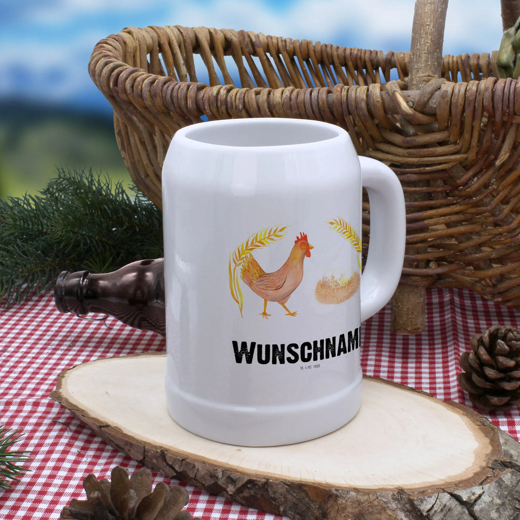 Personalised beer mug Chicken Proud farm, farm animals, animals, eggs, yard, magic, country life, chicken, birth, saying, hen, cock, motivation, pregnancy