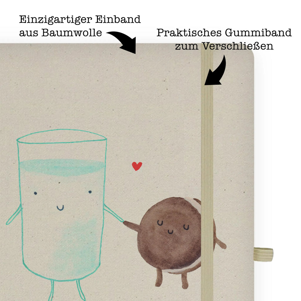 DIN A4 Personalizowany Notatnik mleko ciastko Motywy zwierzęce, dobra energia, zabawne powiedzonka, zwierzęta