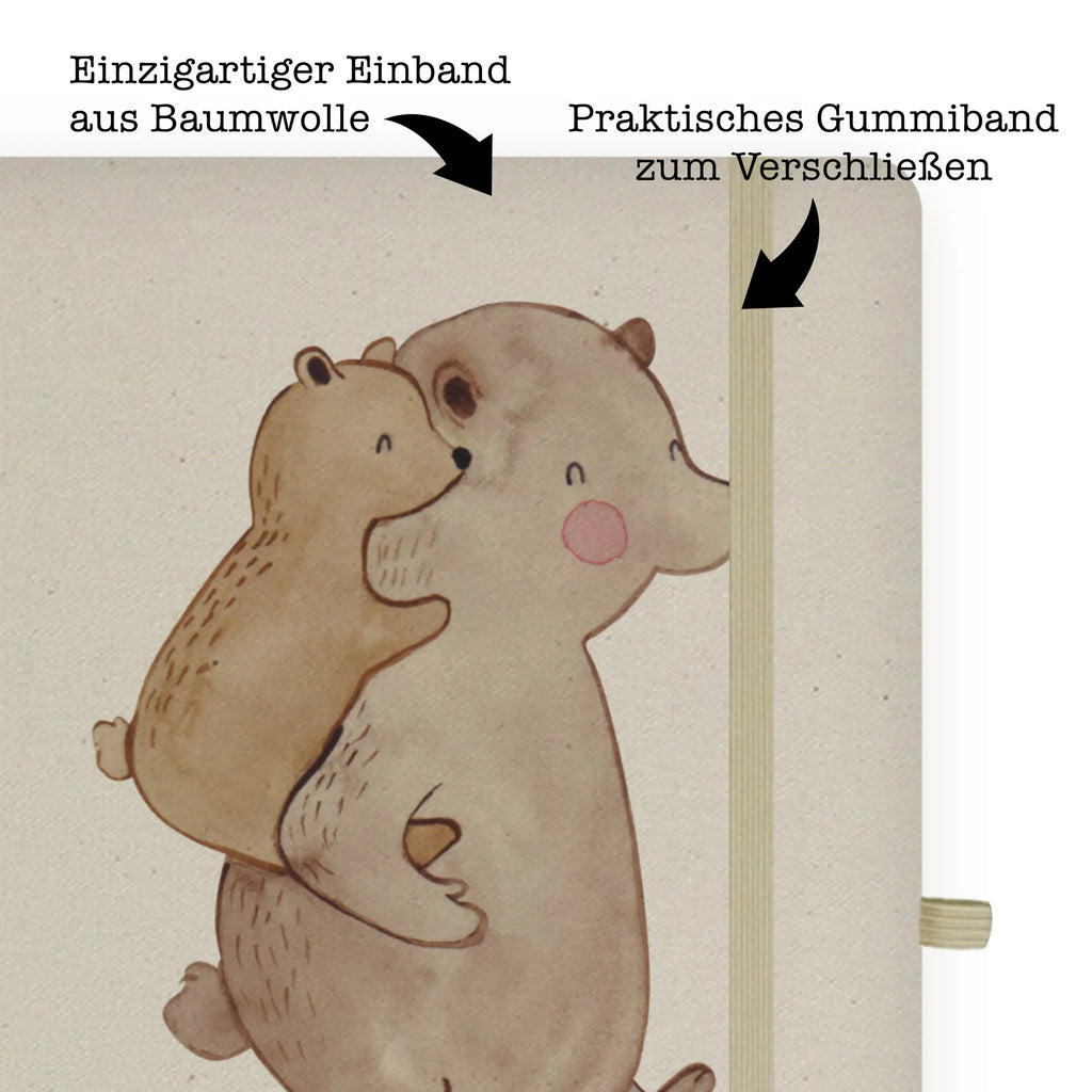 Personalised notebook Papa Bear Family, Father's Day, Mother's Day, brother, sister, Mom, Dad, dad, daddy, birthday, present, father's day, uncle