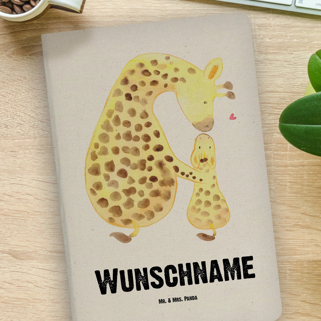 Personalised notebook giraffe child Africa, child, mum, mother, favourite person, son, giraffe, daughter