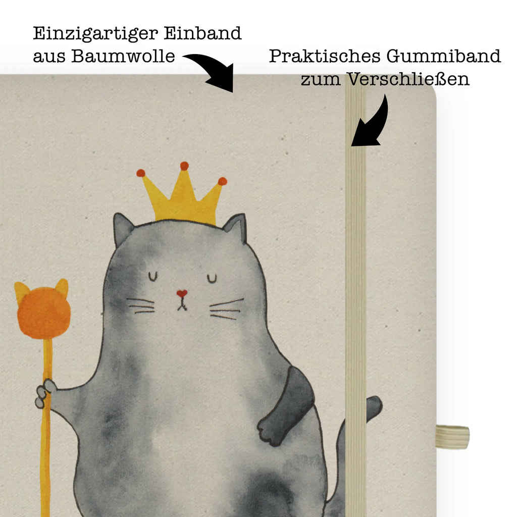 Personalised notebook Cat king cat, tomcat, kitty, meow, kitten, housecat, mama cat, love cats, cat image, cat fan, cat lover, cat fancier, cat decoration, gift for cat lover, cat owner, funny cats, cat sayings, cat motto, funny cat gifts, fan merchandise, cat stuff, animal lover, first own apartment, move, queen, pet, family, cats, king, apartment, pussy, tenement, moving in