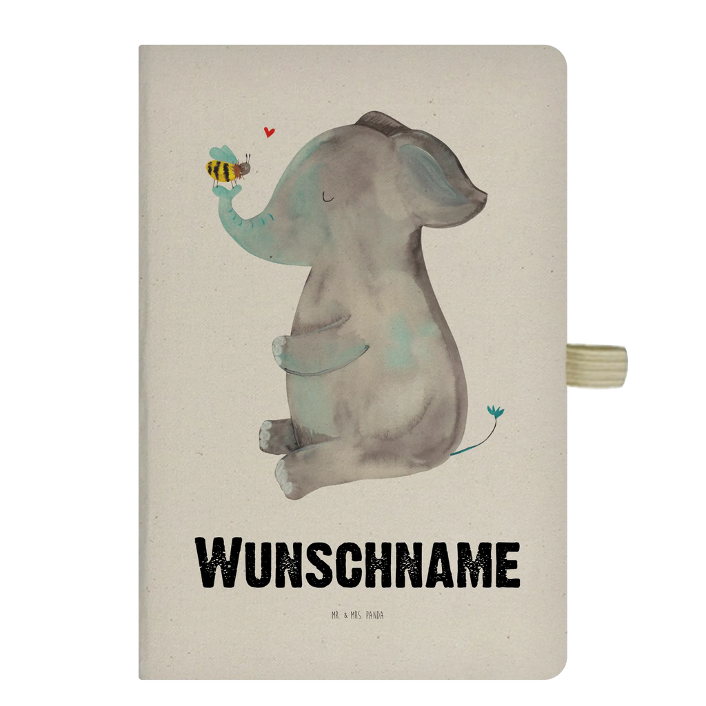 DIN A4 Personalizowany Notatnik słoń pszczoła Motywy zwierzęce, dobra energia, zabawne powiedzonka, zwierzęta
