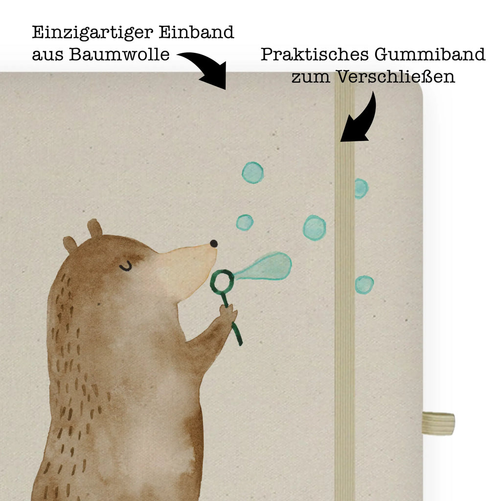 Personalised notebook bear soap bubbles bear, teddy, teddy bear, cuddly toy, Soap Bubbles Bear Funny Being Happy Sad Happy