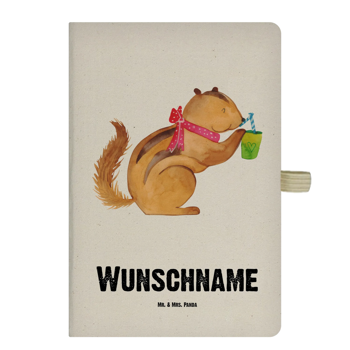 Personalised notebook Squirrel smoothies small animals, cute, funny, cute animal motives, hand drawn, small world, funny sayings, good mood, happy, gifts, gift ideas, special gifts, animal lover, card, chipmunks, diet, Green smoothies, weight loss, squirrels