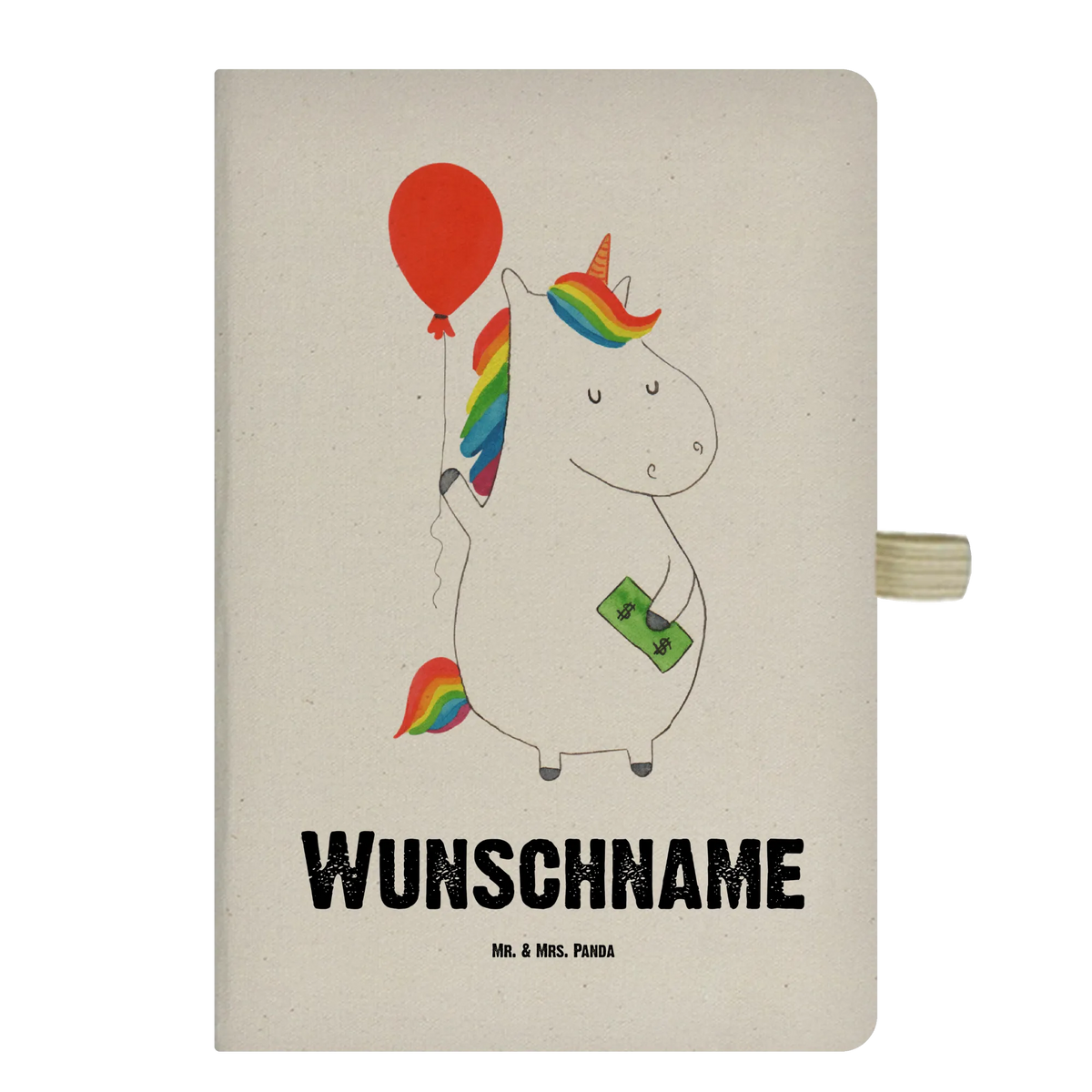 Personalised notebook unicorn balloon unicorn, unicorns, lifelong, girlfriend, gift, funny, saying, fun, balloon, joy, money