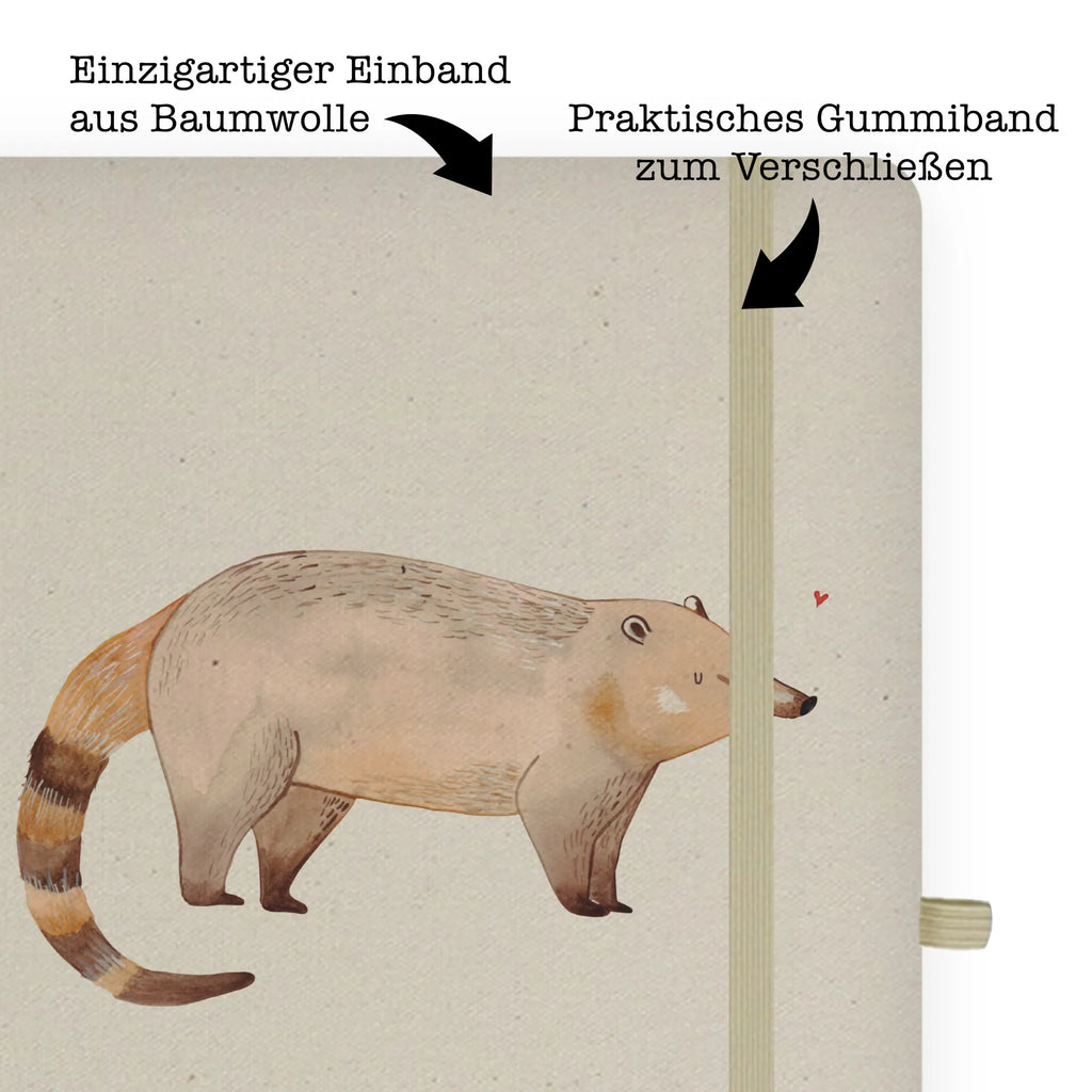 Personalised notebook Nasal Bear small animals, cute, funny, cute animal motives, hand drawn, small world, funny sayings, good mood, happy, gifts, gift ideas, special gifts, animal lover, card, nose bear, bear, trunk bear, Nose bear