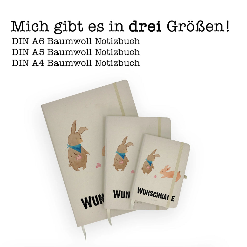 DIN A4 Personalizowany Notatnik Muszla królików Rodzina, Dzień Ojca, Dzień Matki, brat, siostra, mama, tata, babcia, dziadek