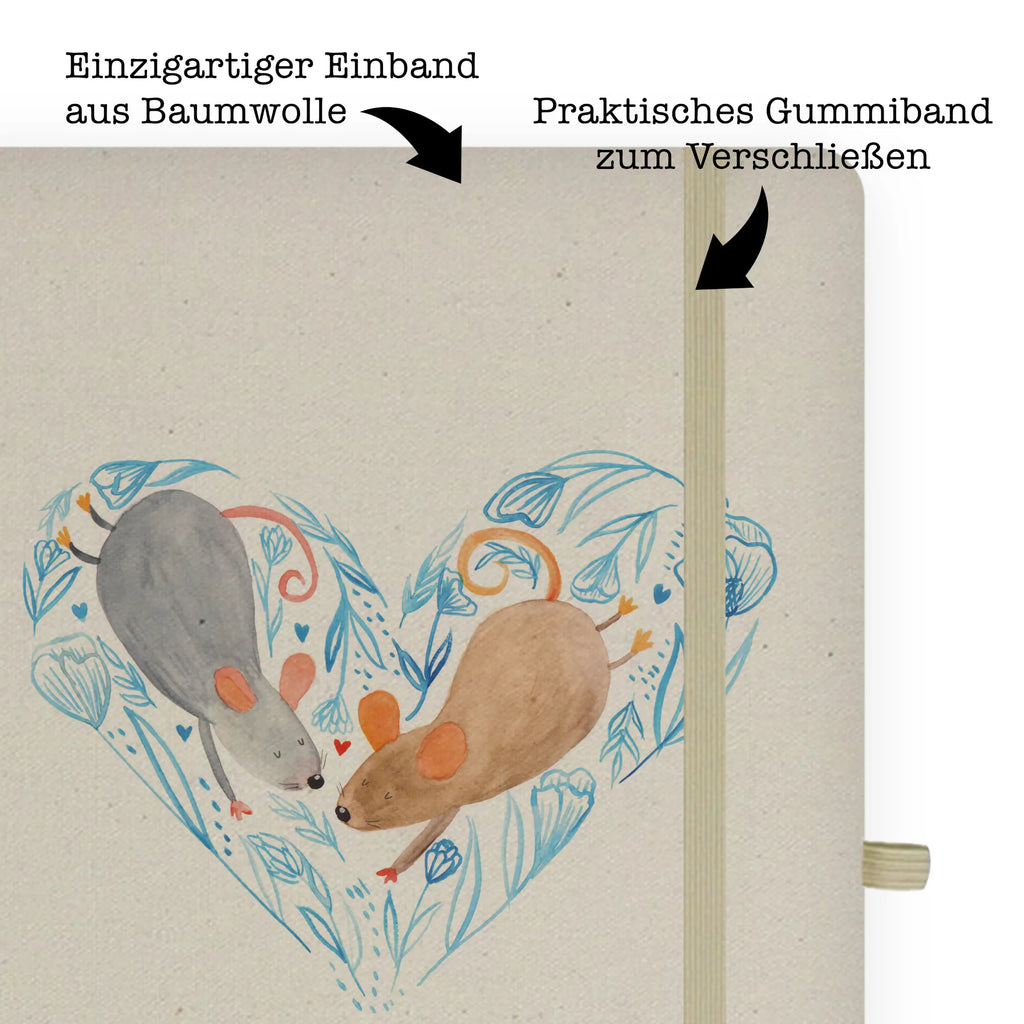 Personalised notebook Mice heart Love, Loving, Two, Together, Marriage, Engagement, Proposal of marriage, Love gift, gift for her, gift for him, anniversary gift, togetherness, mice, love message, wedding, love, engagement, mouse, proof of love, gift for two, anniversary, favourite person, love gift
