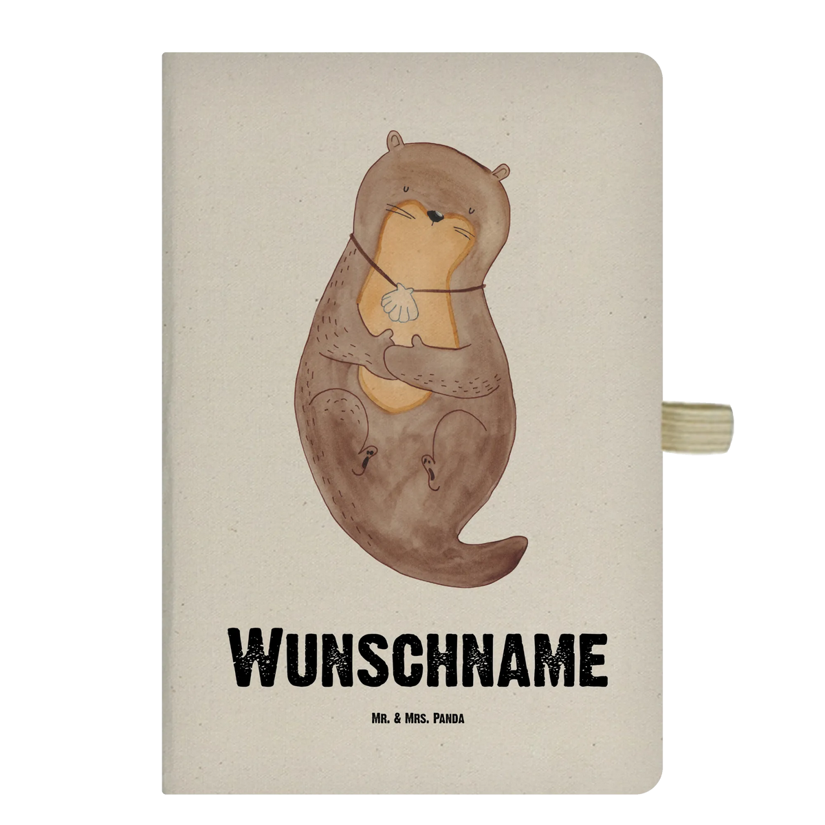 Personalised notebook otter shell otter, marten, sea otter, European otter, water mammal, aquatic animal, baby otter, predator, water, otter gifts, animal lover, gift ideas for animal lovers, animal, mammal, water animal, gifts for people in love, dreaming, otter love, brooding, daydreaming, motivation, office