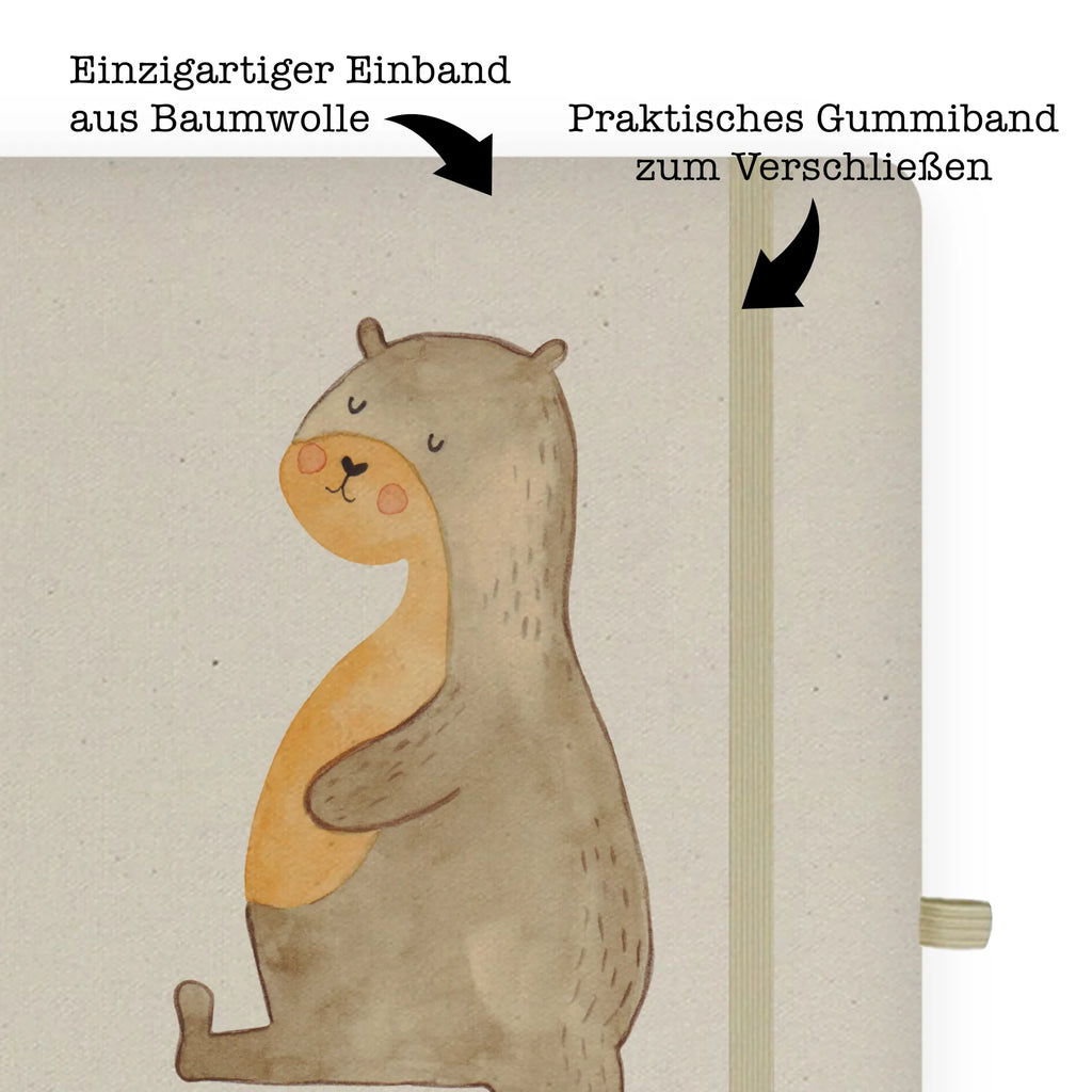 Personalised notebook otter Belly otter, marten, sea otter, European otter, water mammal, aquatic animal, baby otter, predator, water, otter gifts, animal lover, gift ideas for animal lovers, animal, mammal, water animal, gifts for people in love, Otter Sea Otter Lake Otter