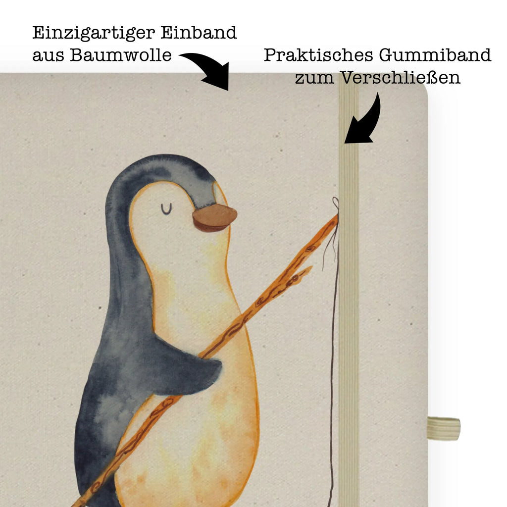 Personalised notebook Penguin angler Penguin, North Pole, Winter, Penguins, hobby, weekend, gift idea, motivation, penguins, daydreams, planner, vacation, new start, fishing, penguin, gift, plan, daily schedule, angler, friends