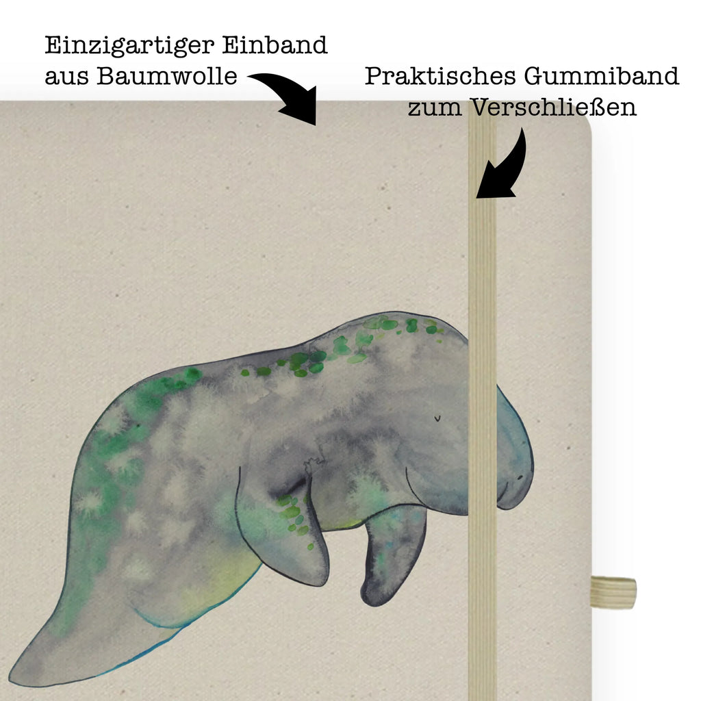 Personalised notebook manatee Relax Seafood, aquatic animals, ocean, sea, fish, shells, corals, reef, whale, narwhal, sea urchin, lobster, platypus, turtle, manatee, crocodile, orca, shrimp, gifts for seafood lovers, water world, underwater animals, underwater world, vacation, deep sea, seafood fans, gift ideas, seafood decoration, seafood posters, diet, losing weight, diet mania, food, manatees, sweets, sugar