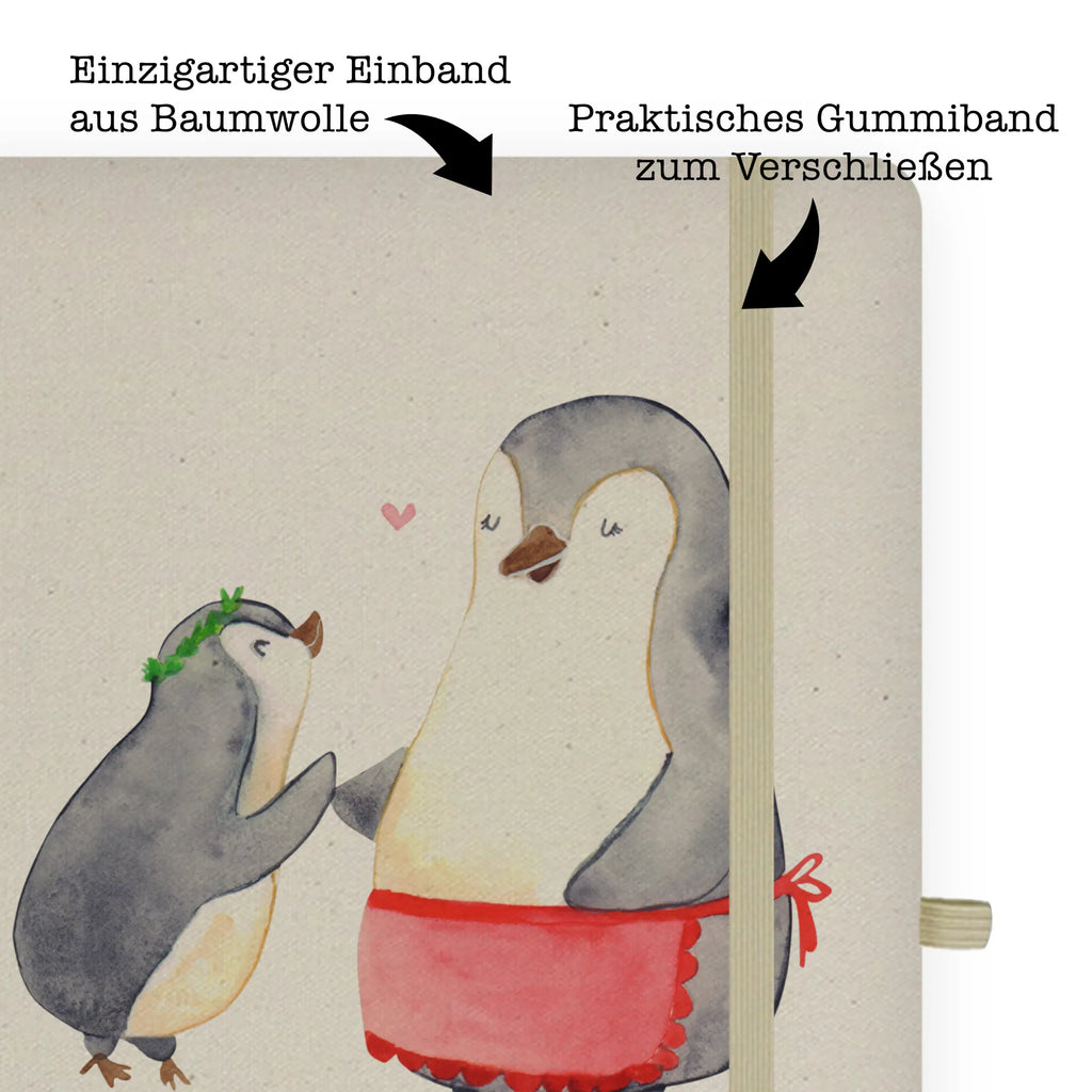 Personalised notebook penguin Best mom in the world for, thank you, gift, giving, birthday, birthday present, gift idea, souvenir, make you happy, gift tip, Mama, Thank You, Ma, Mommy, Mutti, Best, Best Mom, Mother&#39;s Day, Mother, Son, Super Mom, Daughter
