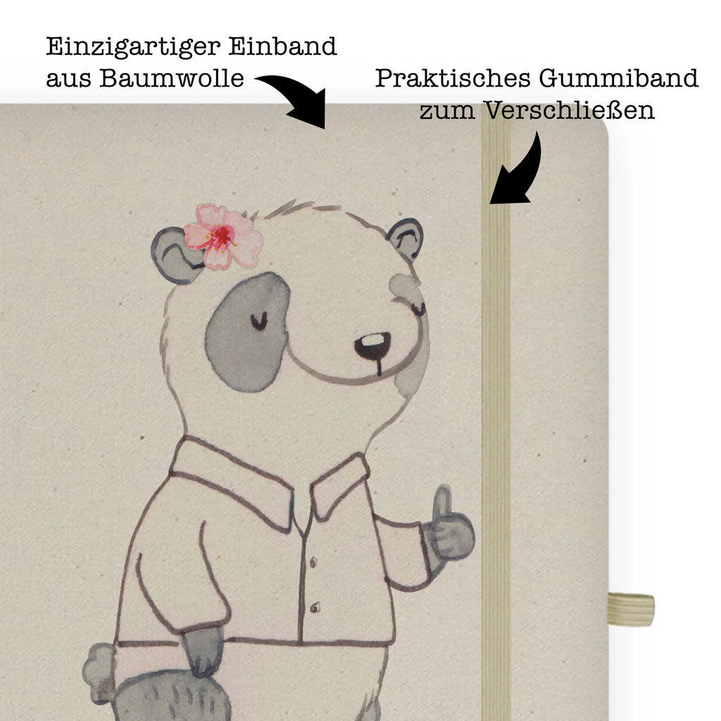 Personalised notebook panda Best Team Leader for, thank you, gift, giving, birthday, birthday present, gift idea, souvenir, make you happy, gift tip, group leader, farewell gift, seminar leader, retirement, farewell, Team leader, manager, colleague, supervisor, boss