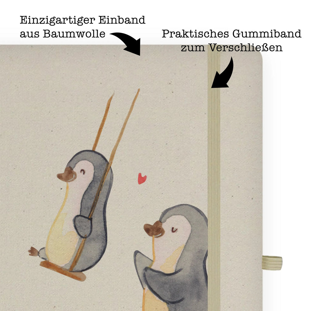 DIN A4 Personalizowany Notatnik Pingwin Najlepsza chrzestna na świecie dla, Dziękuję, Prezent, Wręczyć, Urodziny, Prezent urodzinowy, Pomysł na prezent, Podziękować, Upominek, Sprawić radość, Tip na prezent