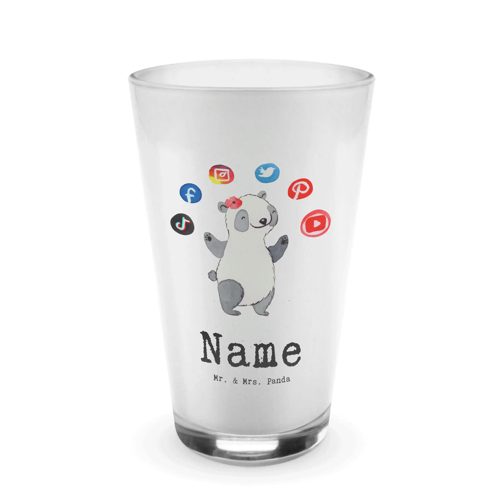 Personalised glass Social Media Manager heart gift, gift idea, best, farewell gift, passing exam, anniversary, retirement, promotion, job start, sayings, funny, profession