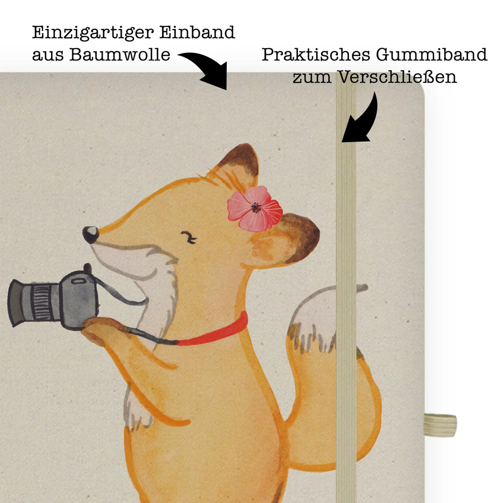 Personalised notebook female photographer Heart gift, gift idea, best, farewell gift, passing exam, anniversary, retirement, promotion, job start, sayings, funny, profession