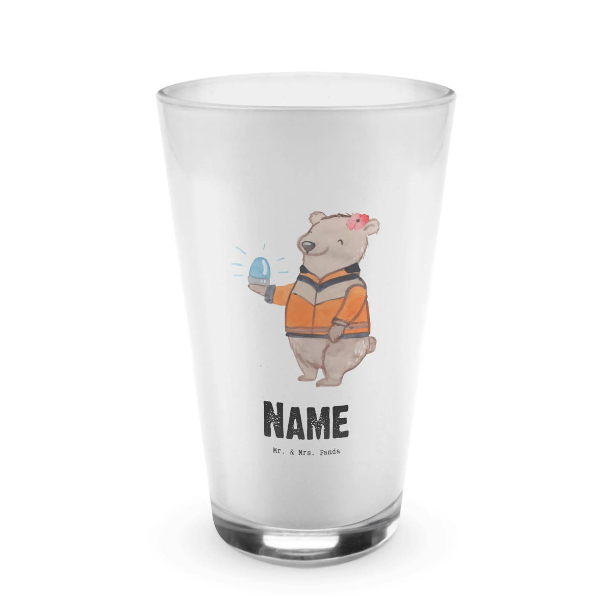 Personalised glass Ambulance driver Heart gift, gift idea, best, farewell gift, passing exam, anniversary, retirement, promotion, job start, sayings, funny, profession