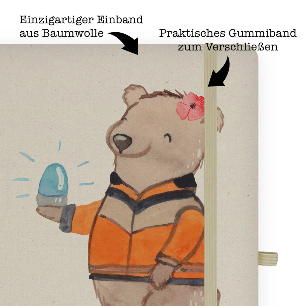 Personalised notebook Ambulance driver Heart gift, gift idea, best, farewell gift, passing exam, anniversary, retirement, promotion, job start, sayings, funny, profession