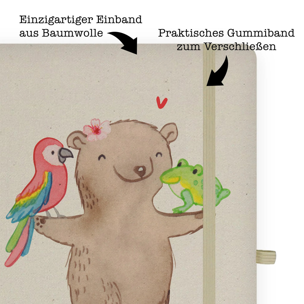 Personalised notebook Animal Keeper Heart gift, gift idea, best, farewell gift, passing exam, anniversary, retirement, promotion, job start, sayings, funny, profession