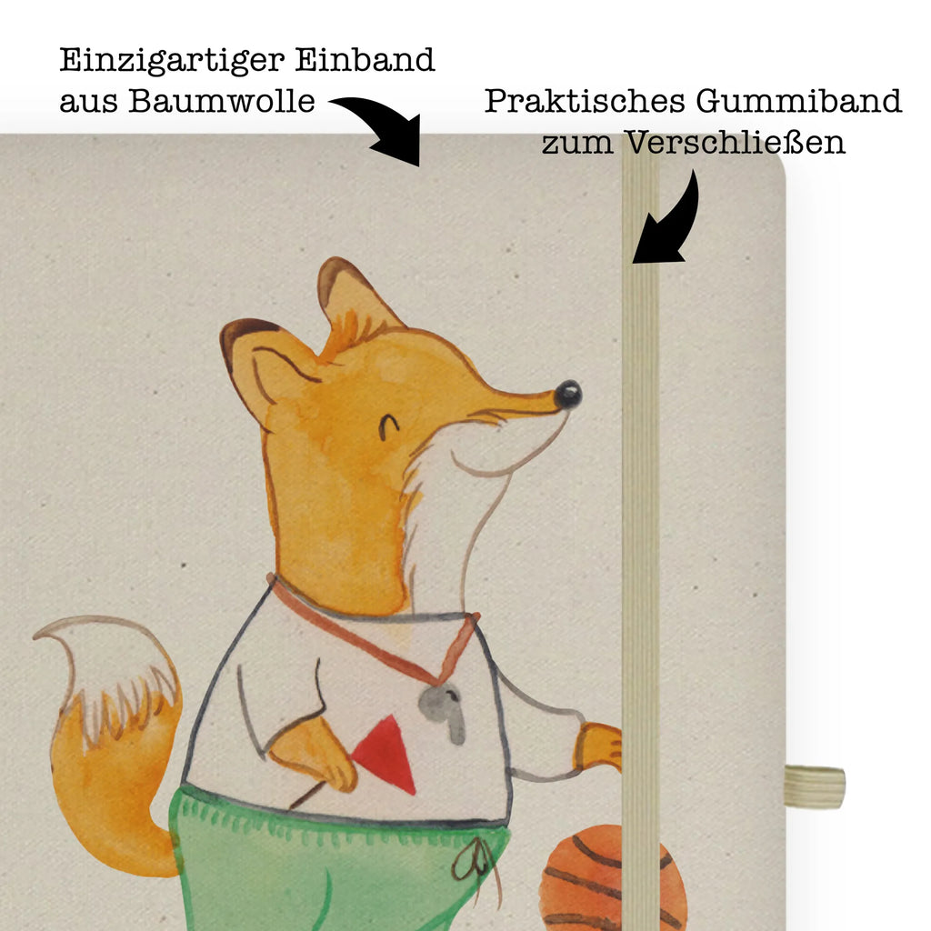 Personalised notebook Basketball coach Heart gift, gift idea, best, farewell gift, passing exam, anniversary, retirement, promotion, job start, sayings, funny, profession