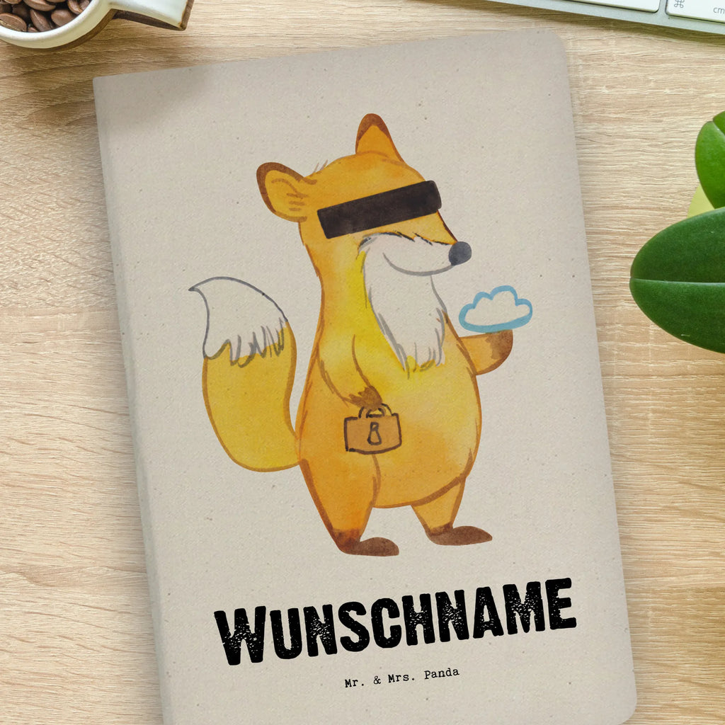 Personalised notebook Data Protection Officer Heart gift, gift idea, best, farewell gift, passing exam, anniversary, retirement, promotion, job start, sayings, funny, profession