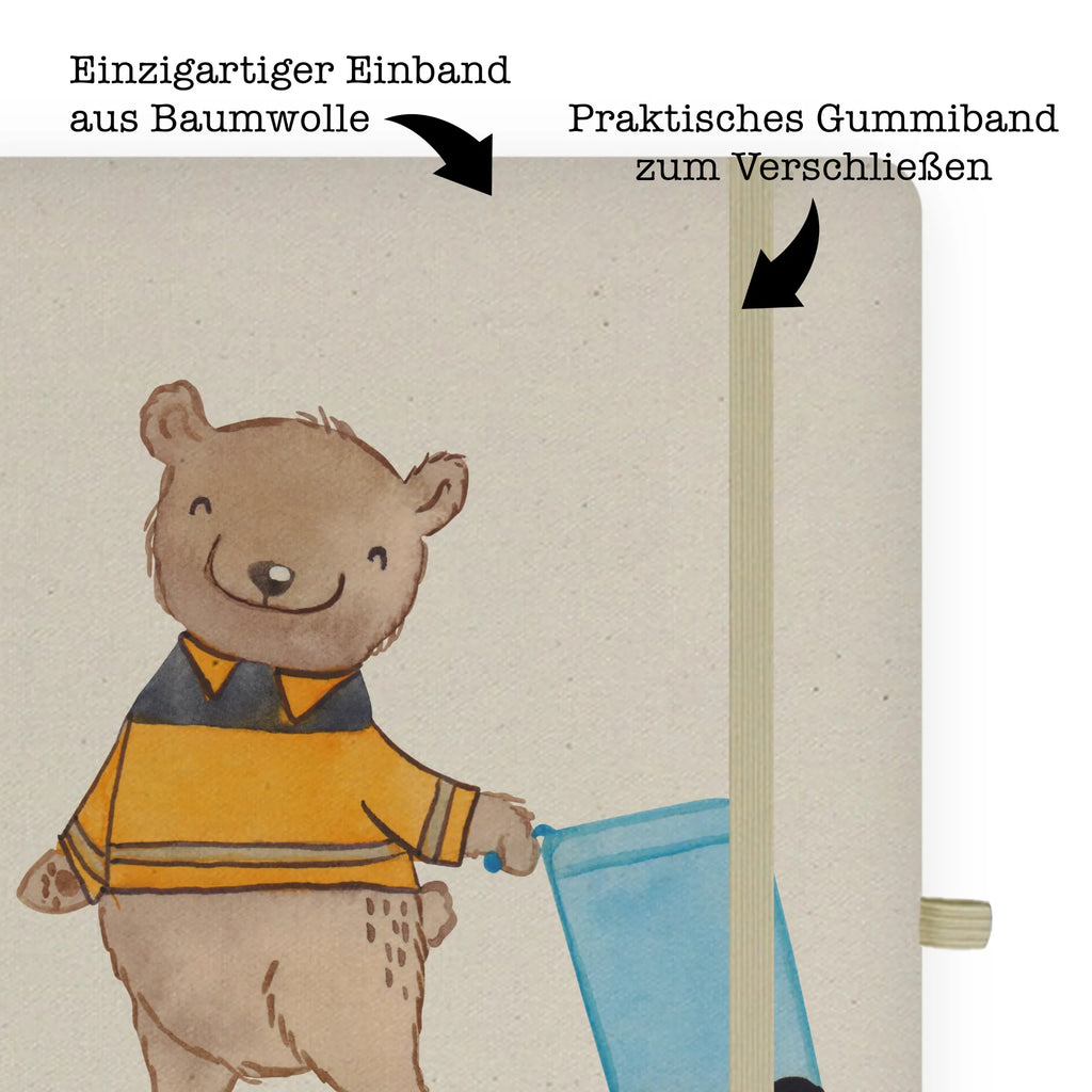 Personalised notebook Waste collector Heart gift, gift idea, best, farewell gift, passing exam, anniversary, retirement, promotion, job start, sayings, funny, profession