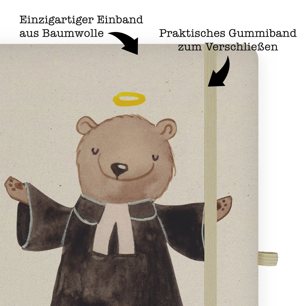 Personalised notebook Pastor heart gift, gift idea, best, farewell gift, passing exam, anniversary, retirement, promotion, job start, sayings, funny, profession