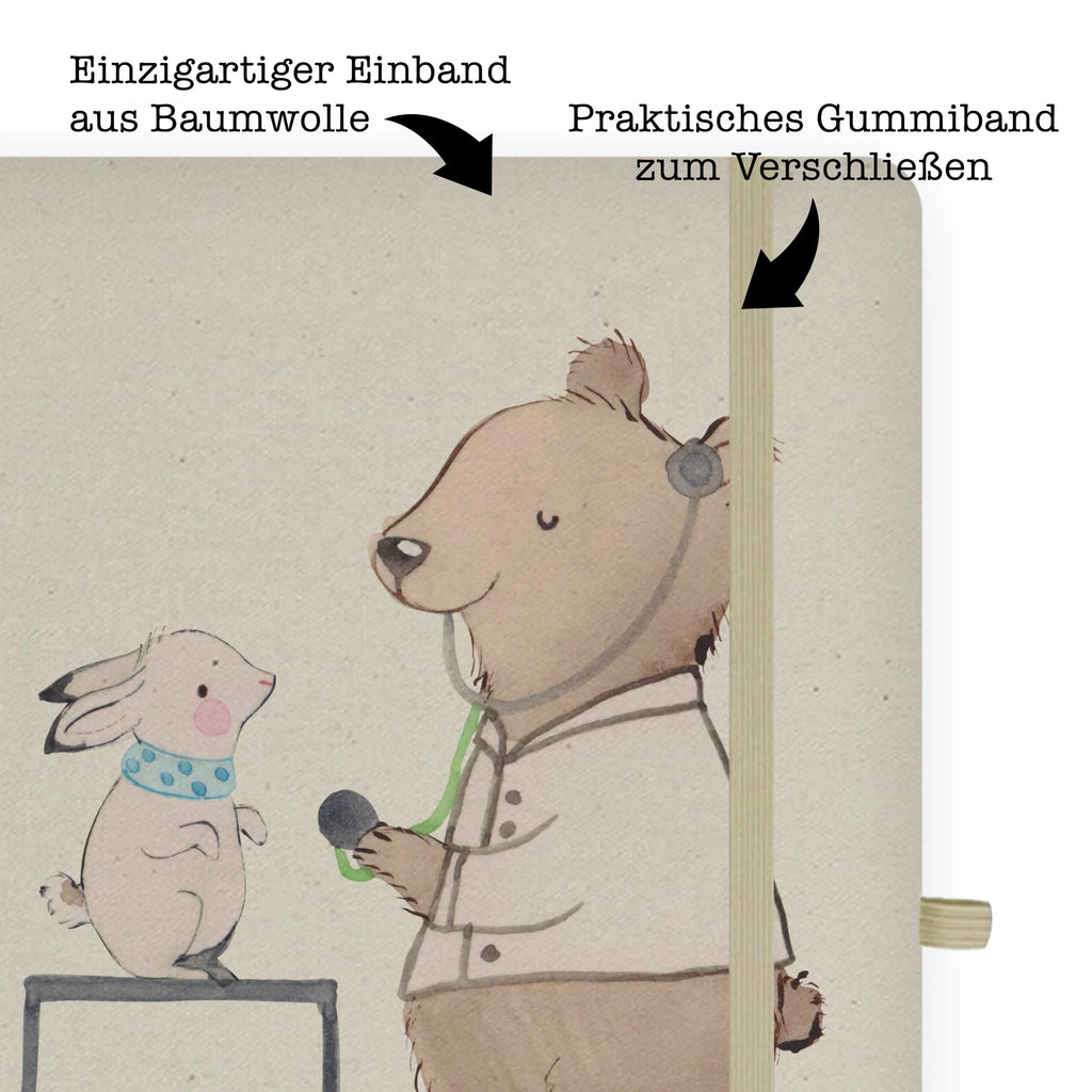 DIN A4 Personalizowany Notatnik weterynarz serce Zawód, Wykształcenie, Jubileusz, Pożegnanie, Emerytura, Kolega, Koleżanka, Prezent, Dawać, Pracownik, Współpracownik, Firma, Dziękuję, Dziękuję bardzo