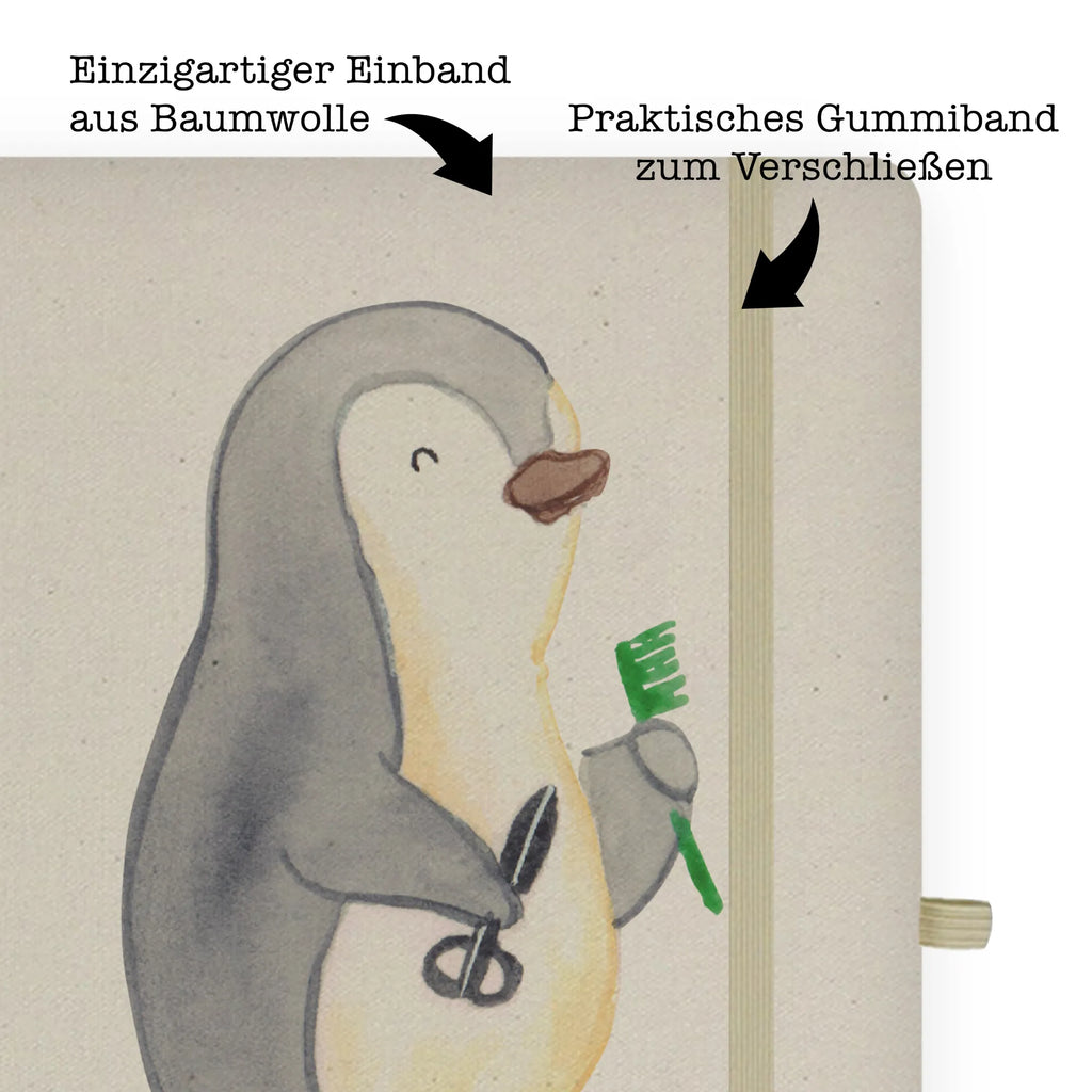 Personalised notebook Hairstylist Heart gift, gift idea, best, farewell gift, passing exam, anniversary, retirement, promotion, job start, sayings, funny, profession