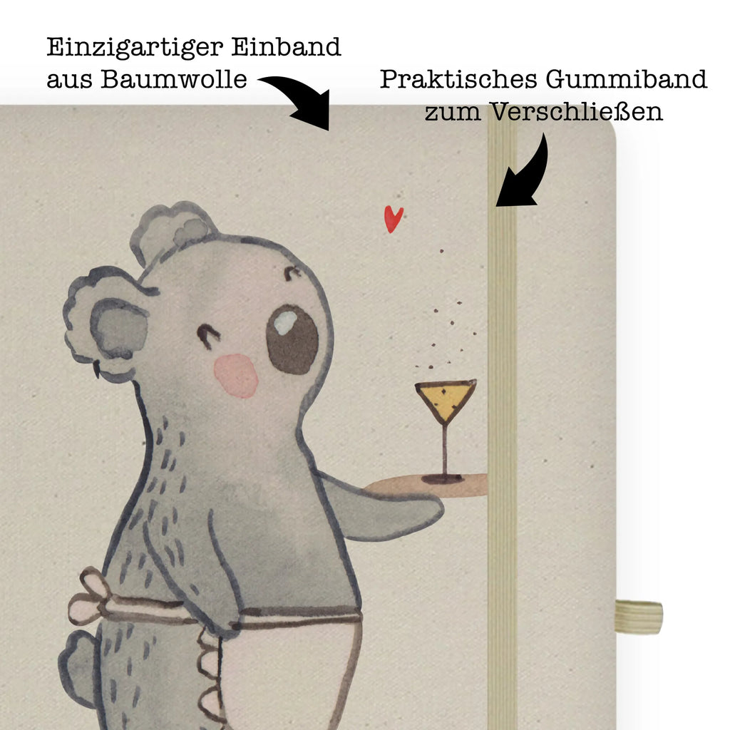 Personalised notebook Waitress heart gift, gift idea, best, farewell gift, passing exam, anniversary, retirement, promotion, job start, sayings, funny, profession