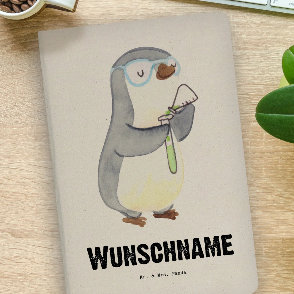 DIN A4 Personalizowany Notatnik chemik serce Zawód, Wykształcenie, Jubileusz, Pożegnanie, Emerytura, Kolega, Koleżanka, Prezent, Dawać, Pracownik, Współpracownik, Firma, Dziękuję, Dziękuję bardzo